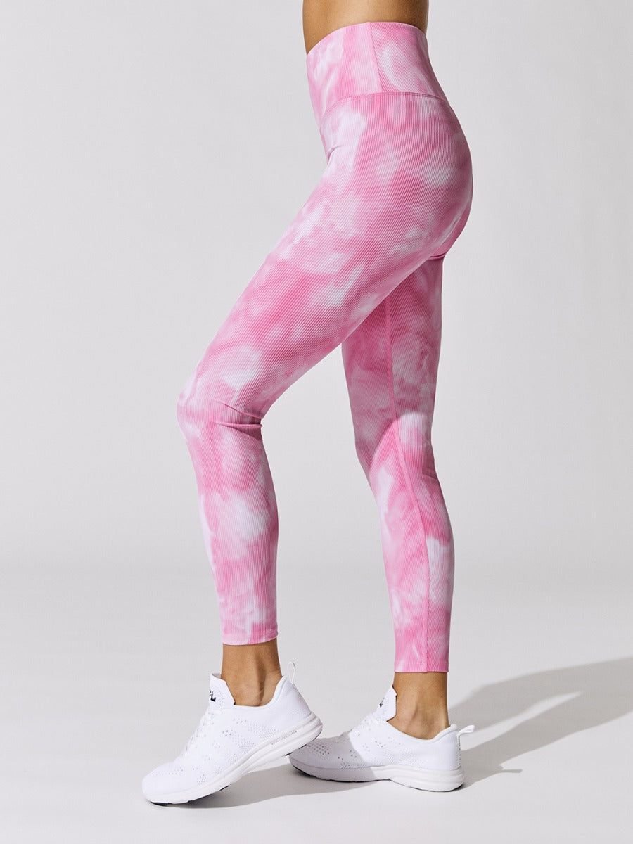Tie Dye Ribbed 7/8 Legging - Pink Tie Dye sold by Carbon38 product image thumbnail 3
