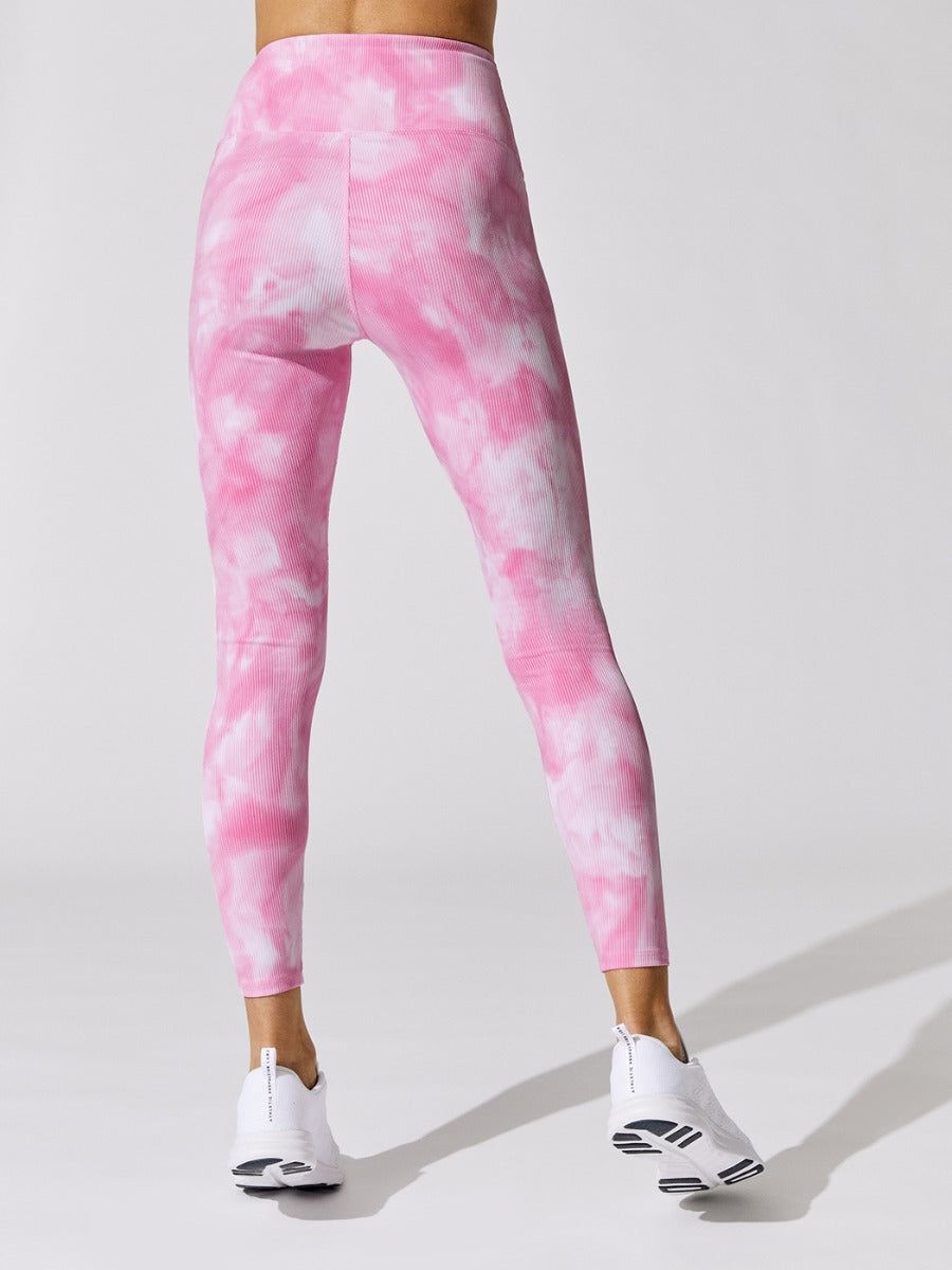 Tie Dye Ribbed 7/8 Legging - Pink Tie Dye sold by Carbon38 product image thumbnail 4