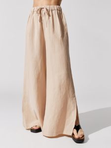Linen Baggy Short - Pistacio sold by Carbon38