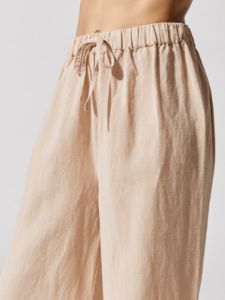 Linen Baggy Short - Pistacio sold by Carbon38