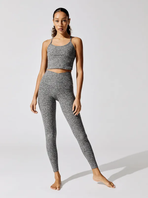 At Your Leisure High Waisted Legging - Black-White made by Beyond Yoga