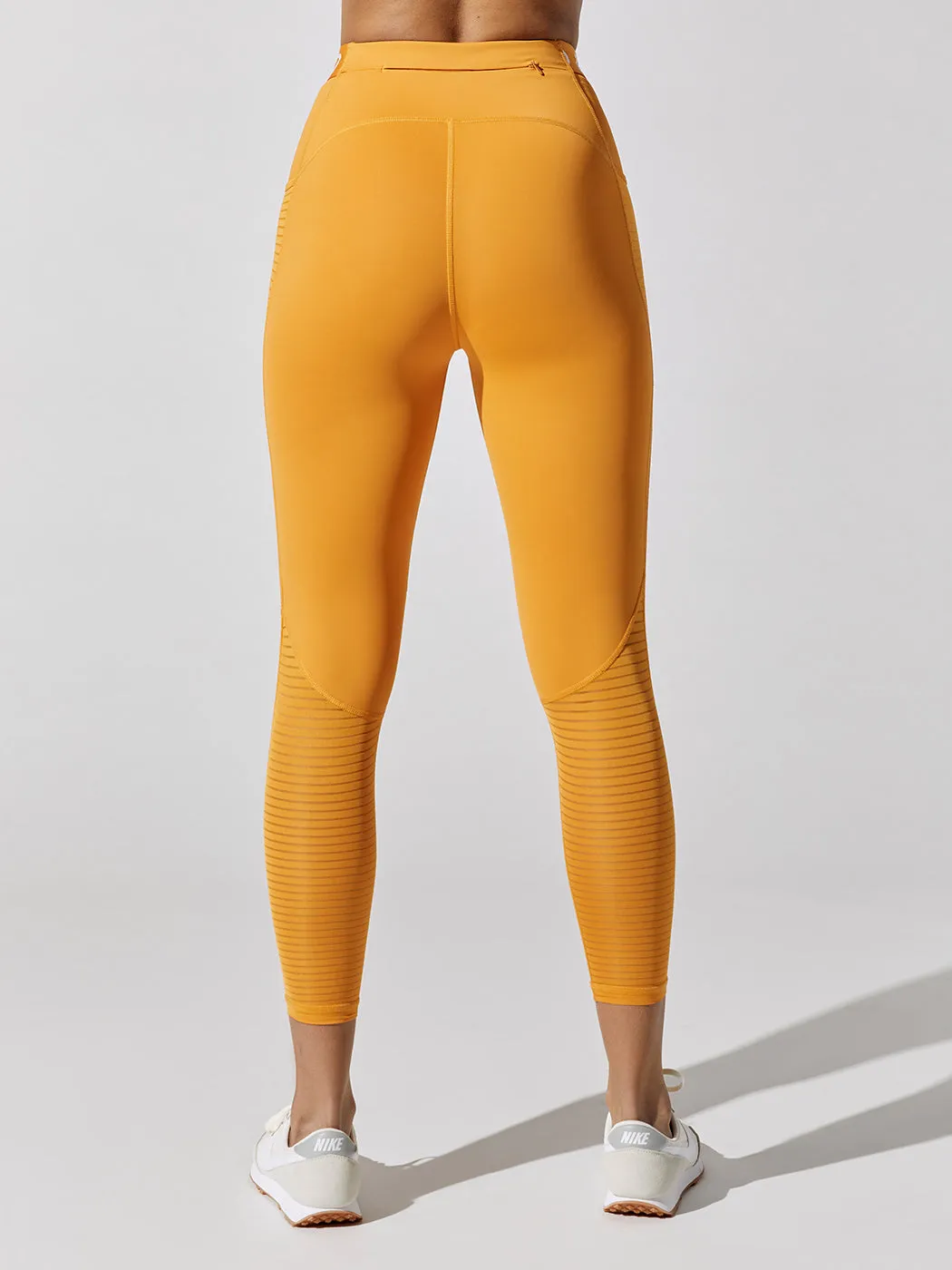 Nike Pro Dri-FIT Women's High-Rise Pocket Leggings - Light Curry-White sold by Carbon38 product image thumbnail 5