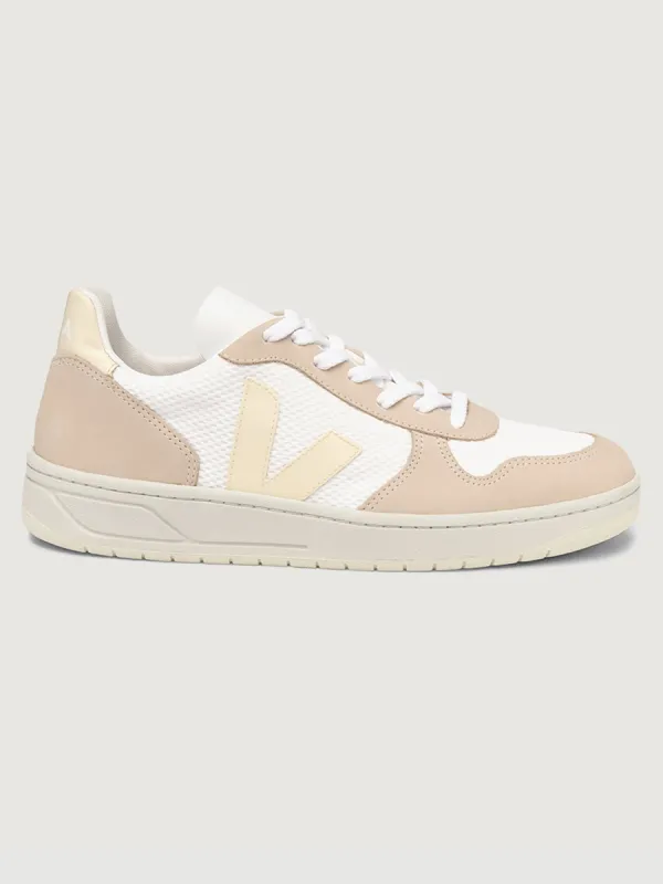 V-10 Sneaker - White-Butter-Almond sold by Carbon38