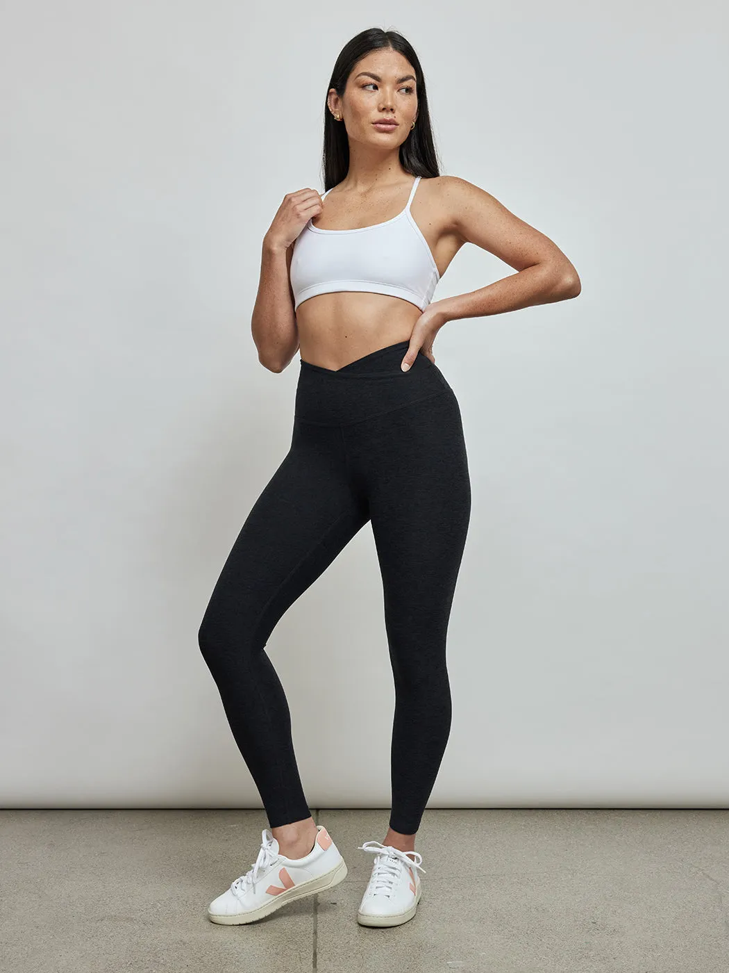 Spacedye At Your Leisure High Waisted Midi Legging - Darkest Night sold by Carbon38 product image thumbnail 2