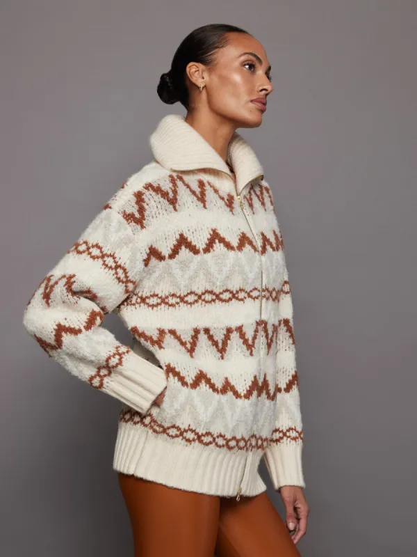 Brooke Fairisle Knit Jacket - Whitecap Mountain Fairisle sold by Carbon38