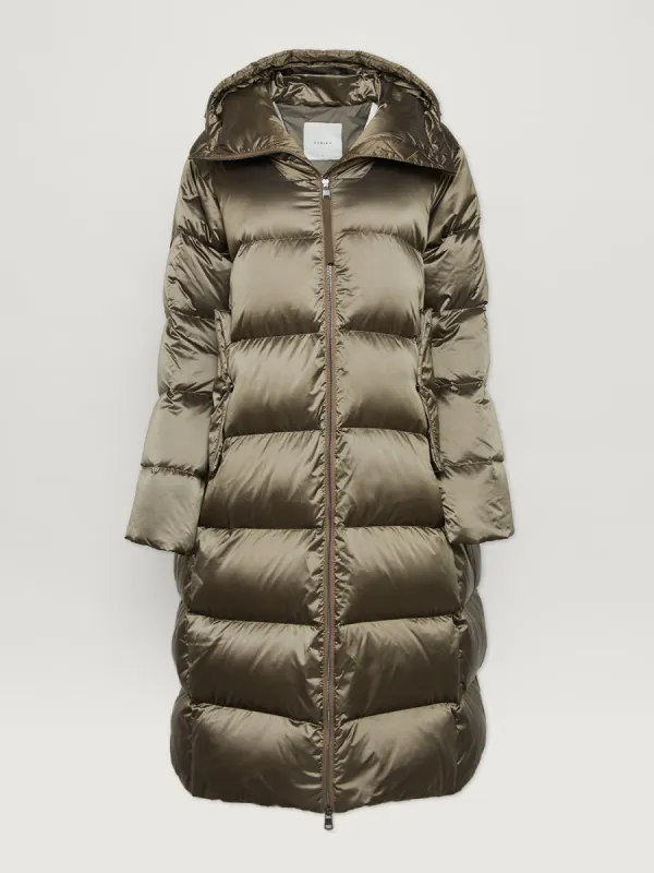 Payton Puffer Coat - Brushed Olive Metallic sold by Carbon38