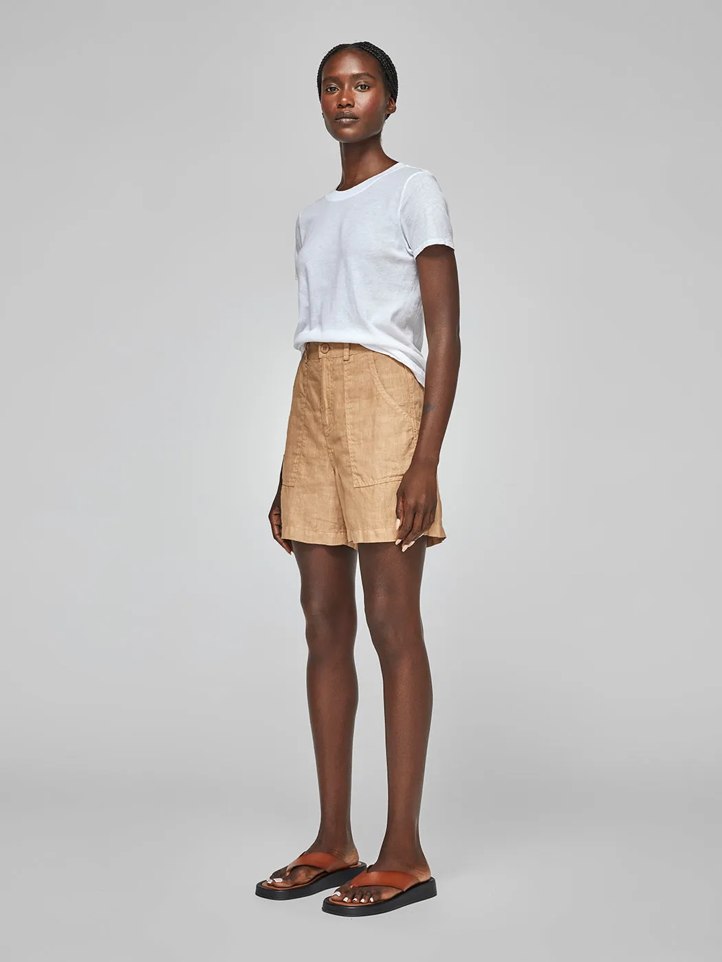 Supima Cotton Perfect Tee - White sold by Carbon38 product image thumbnail 3