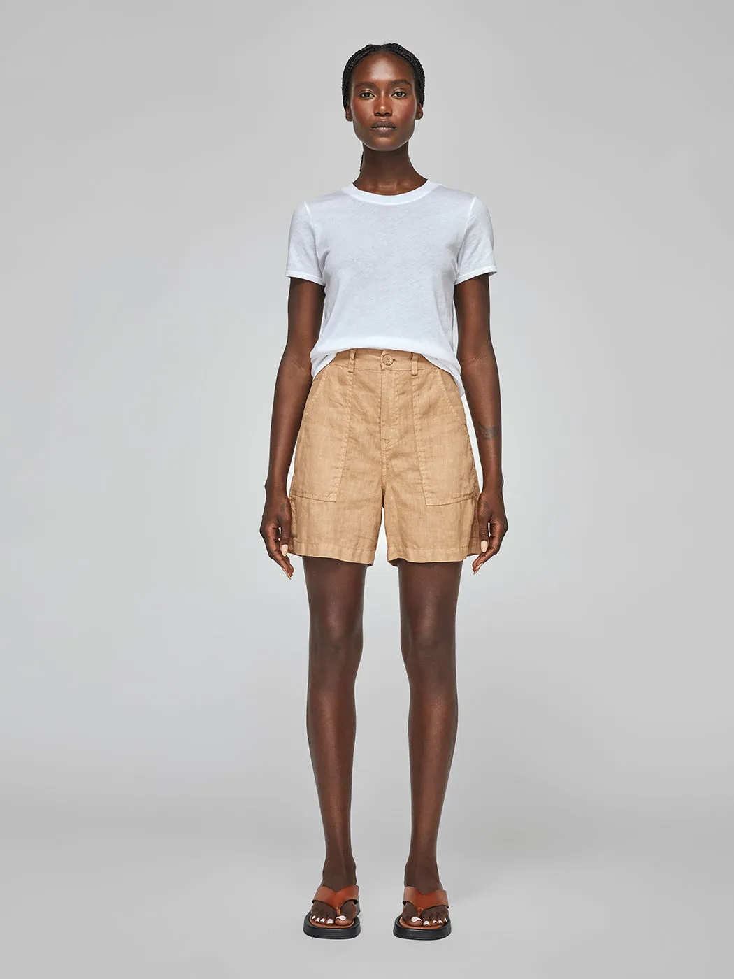 Supima Cotton Perfect Tee - White sold by Carbon38 product image thumbnail 4