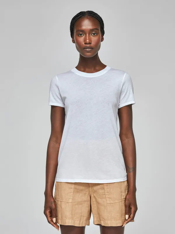 Supima Cotton Perfect Tee - White sold by Carbon38