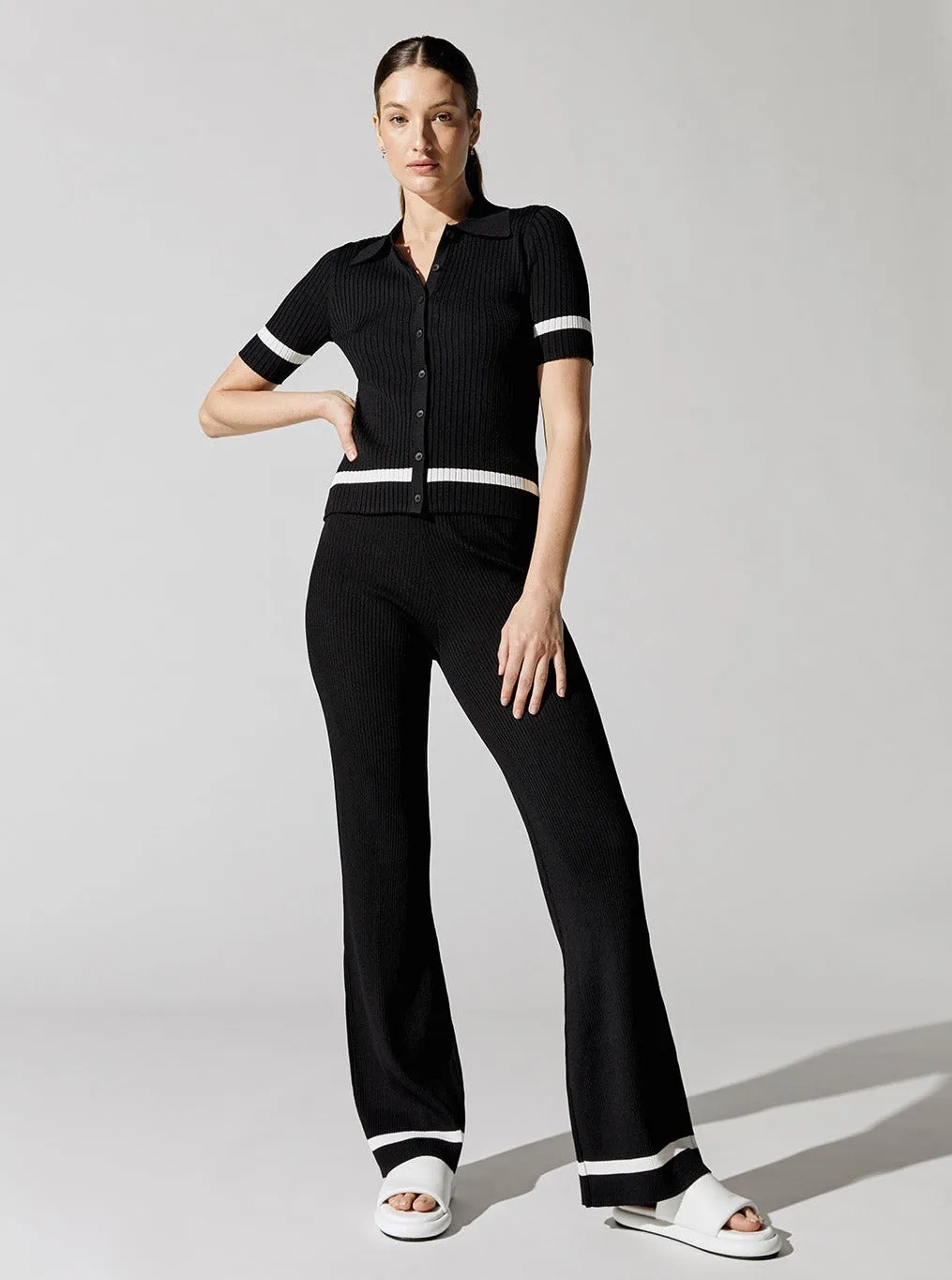 Sweater Polo - Black/White sold by Carbon38 product image thumbnail 2