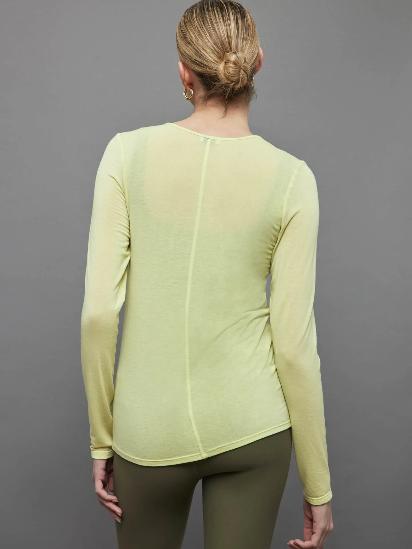 Dasha Longsleeve - PALE GREEN sold by Carbon38 product image thumbnail 2