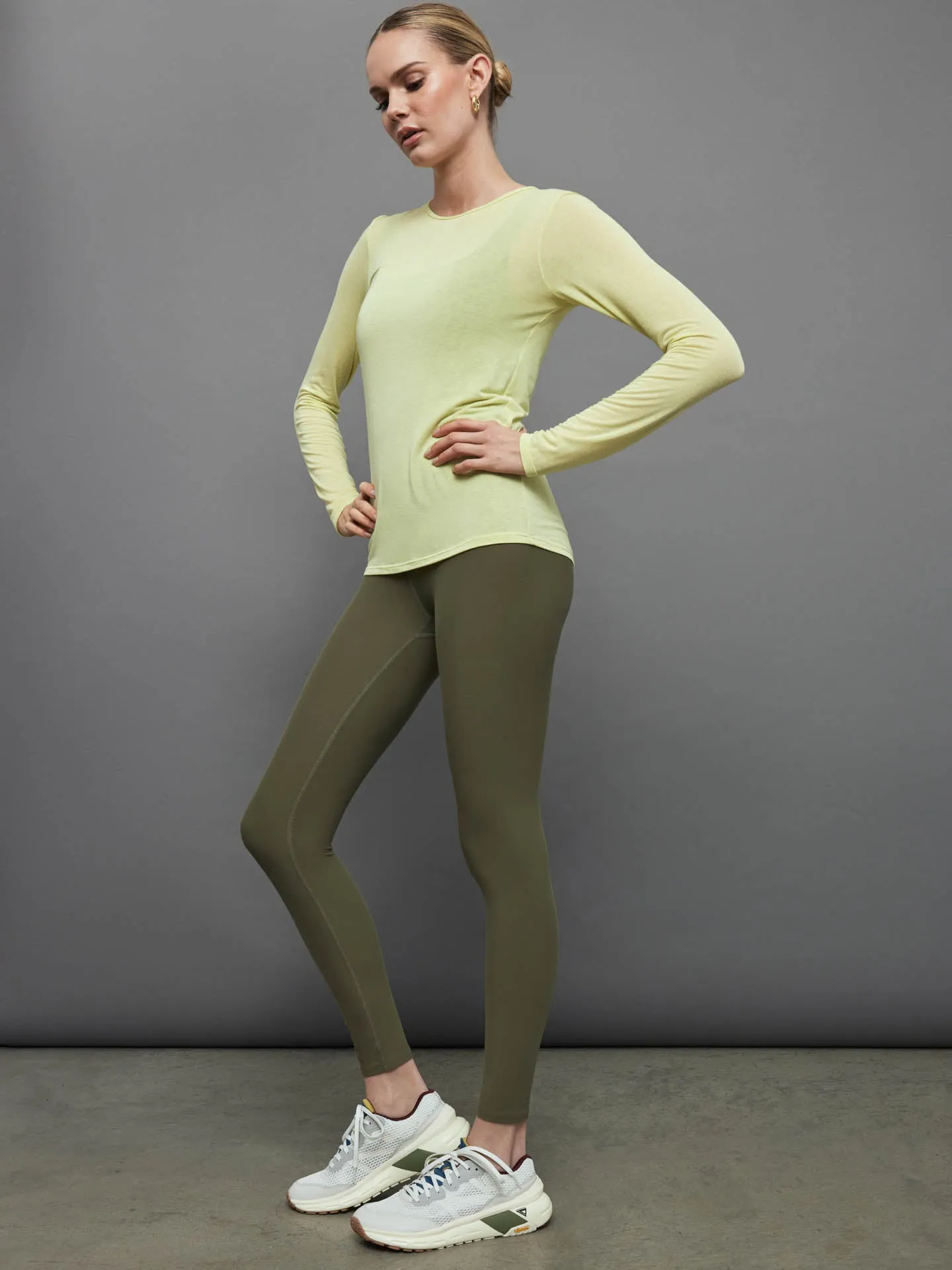 Dasha Longsleeve - PALE GREEN sold by Carbon38 product image thumbnail 3