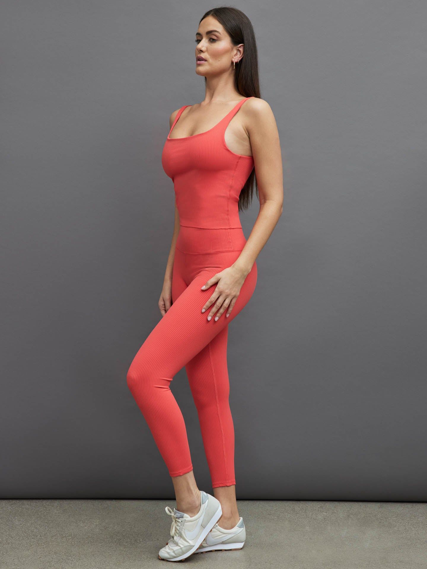 Ribbed Tank - Cayenne sold by Carbon38 product image thumbnail 3
