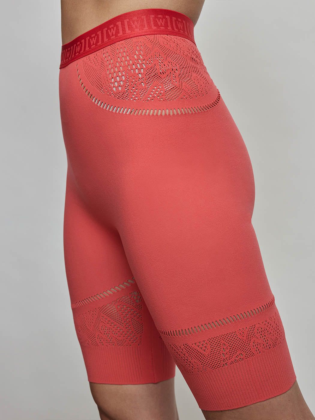 Sporty Logo Net Biker - Hibiscus sold by Carbon38 product image thumbnail 3