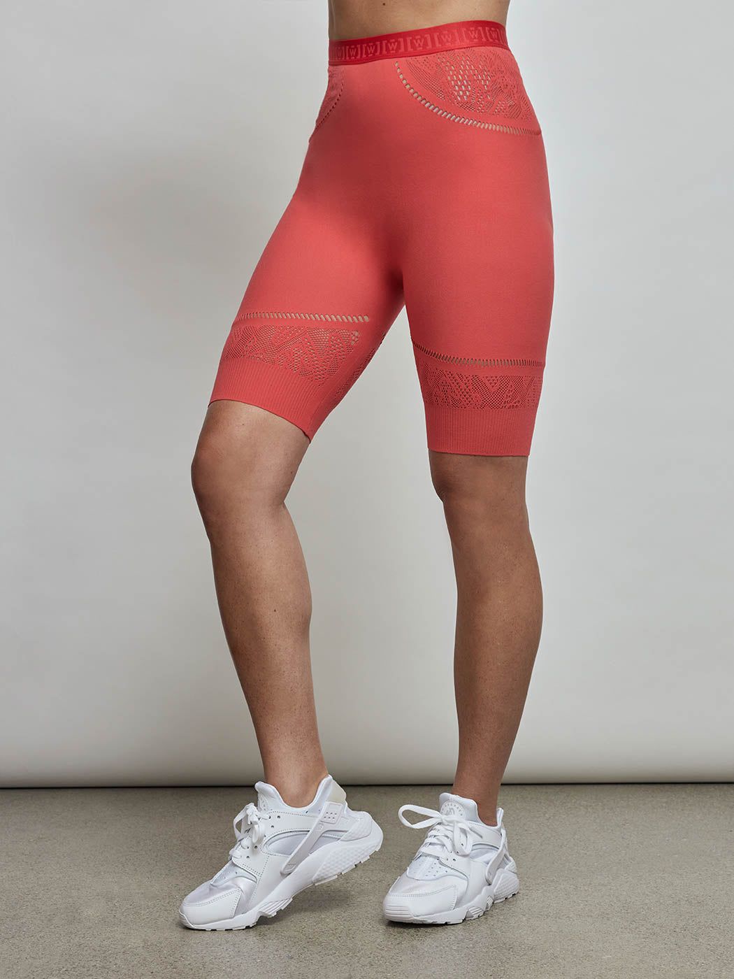 Sporty Logo Net Biker - Hibiscus sold by Carbon38 product image thumbnail 2