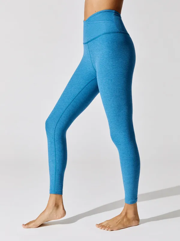 At Your Leisure High Waisted Midi Legging - Gulf Stream Oceana made by Beyond Yoga