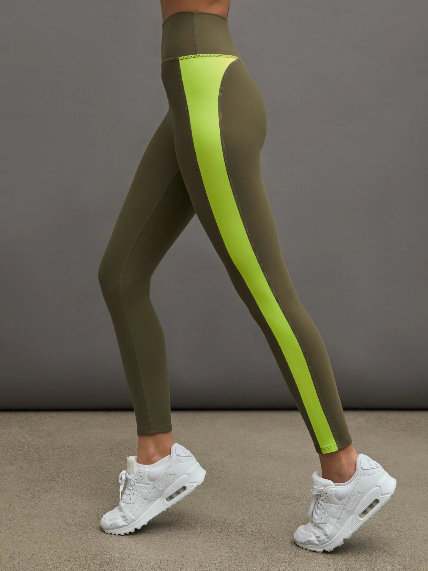 COLORBLOCK LEGGING - IVY GREEN/ACID LIME sold by Carbon38 product image thumbnail 2