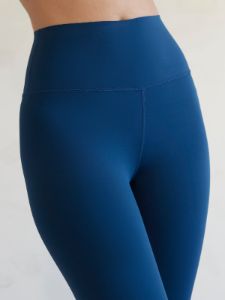 High Rise Full-length Legging In Diamond Compression - French Navy sold by Carbon38