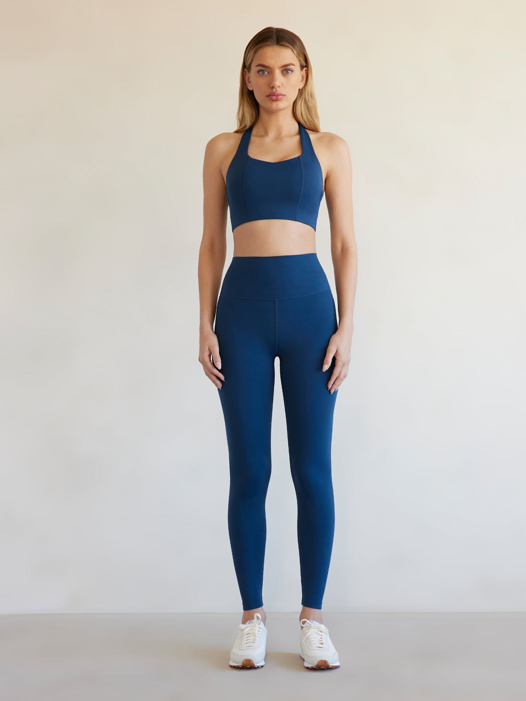 High Rise Full-length Legging In Diamond Compression - French Navy sold by Carbon38 product image thumbnail 3