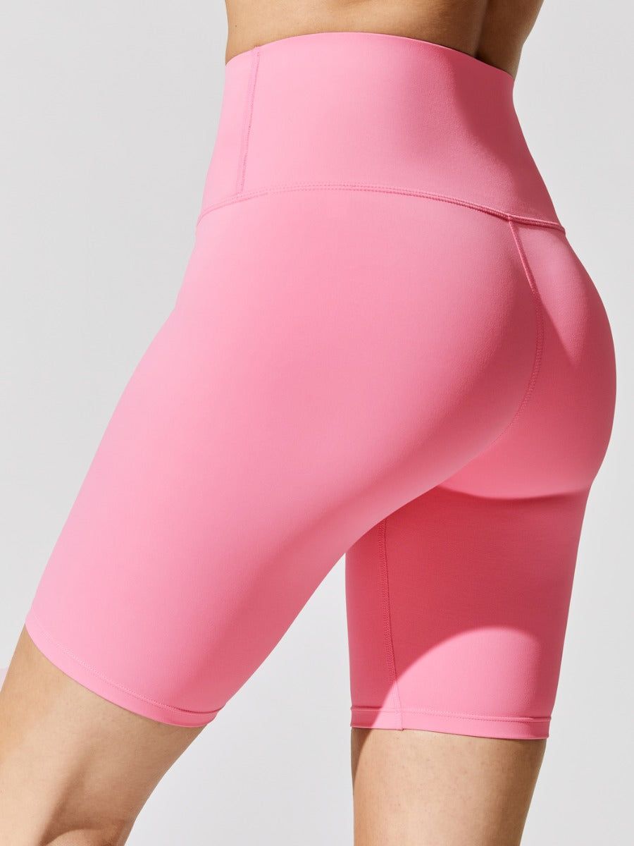 High Rise Biker Short In Diamond Compression - Bubblegum Pink sold by Carbon38 product image thumbnail 5