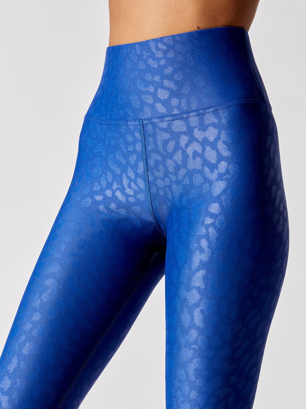 High Rise 7/8 Legging in Leopard Takara Shine - Strong Blue sold by Carbon38 product image thumbnail 5