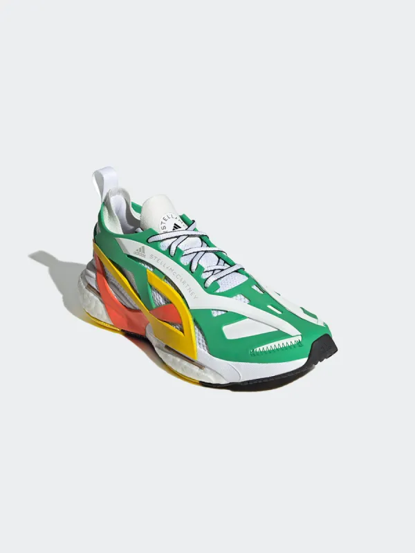 Adidas By Stella Mccartney Solarglide - Green/Ftwr White/Semi Impact Orange sold by Carbon38