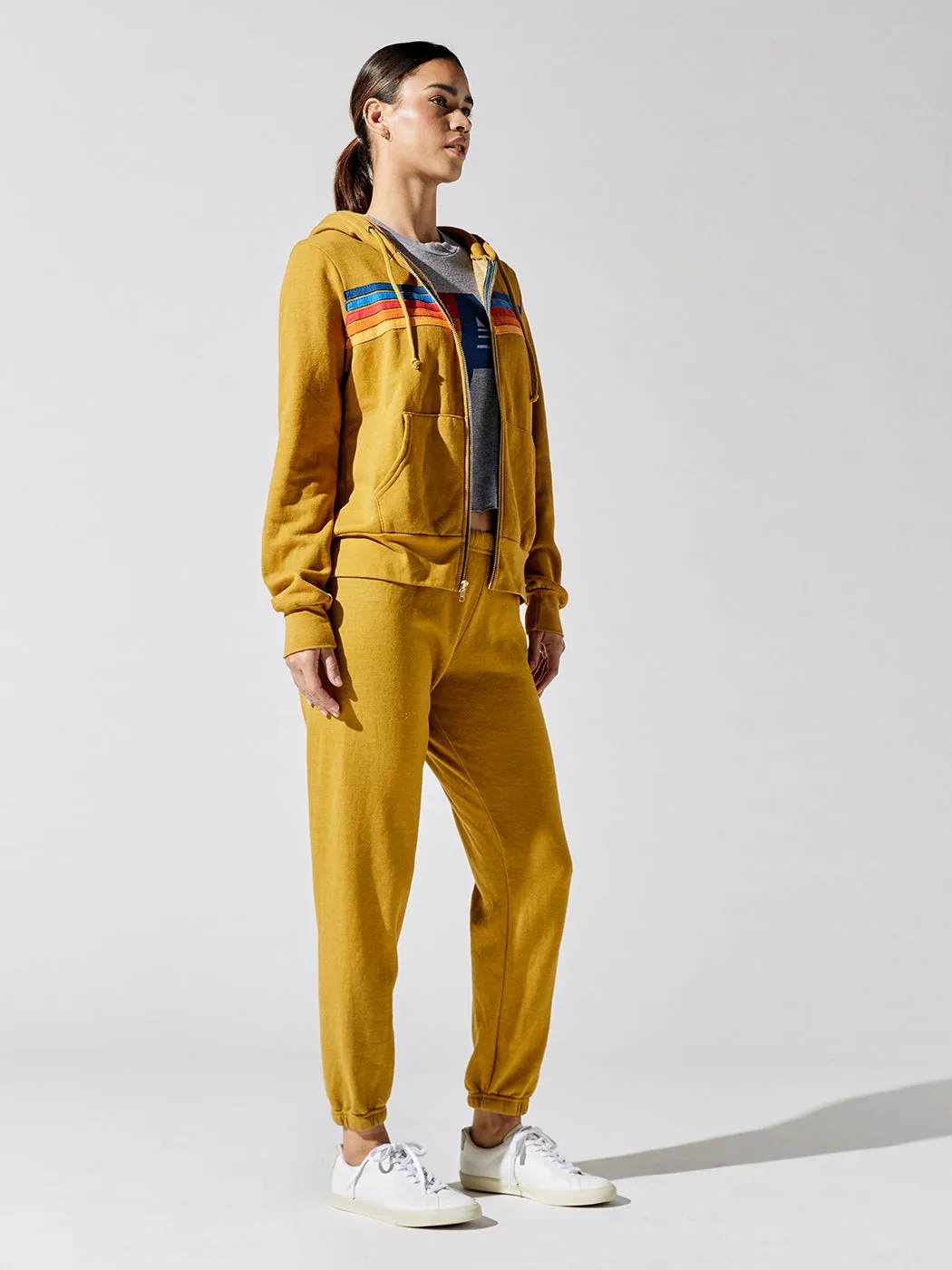 5 Stripe Zip Hoodie - Honey 2 sold by Carbon38 product image thumbnail 3