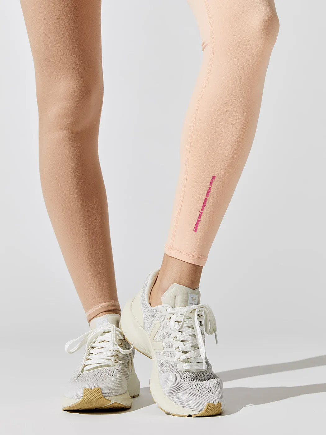 Apricot Colorblock TLC Super-High Band Legging - Two Tone Apricot sold by Carbon38 product image thumbnail 3