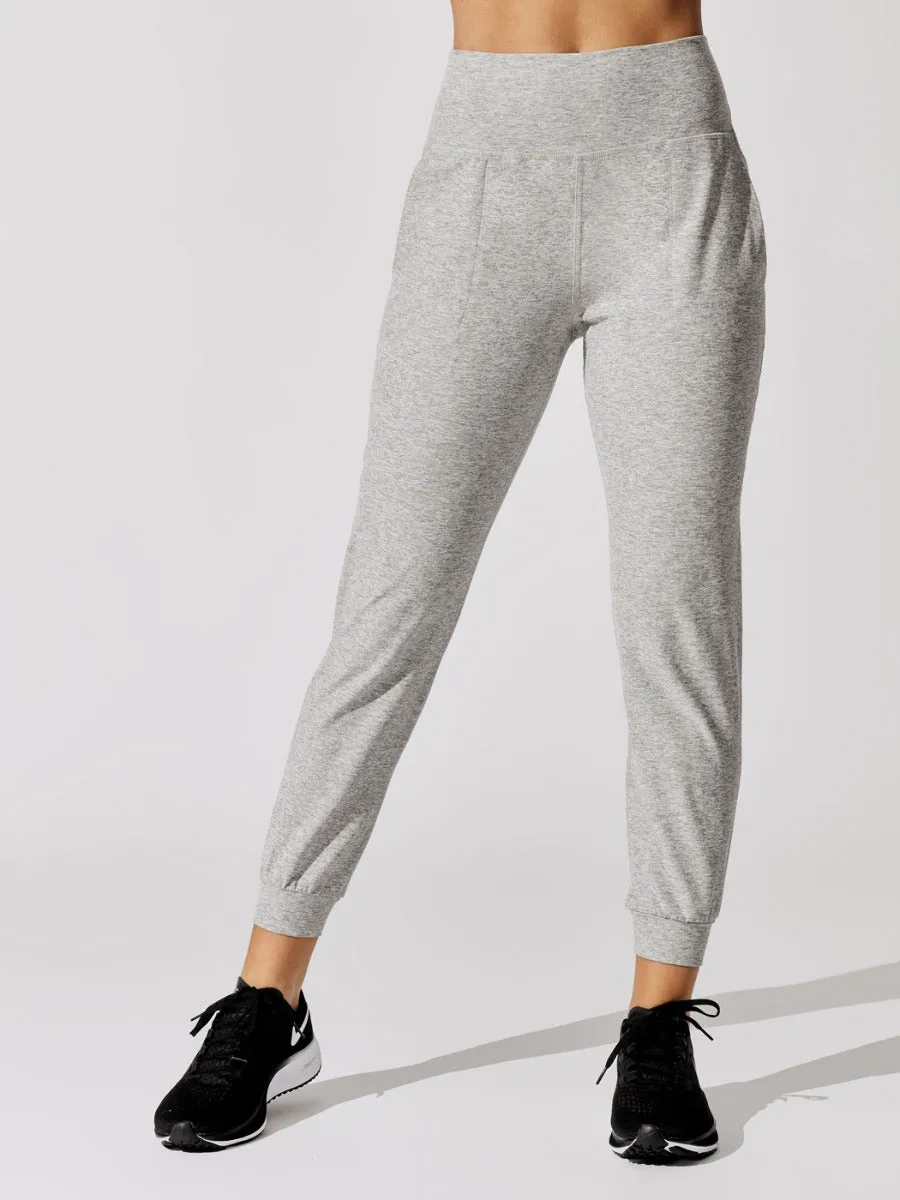 Spacedye Midi Jogger - Silver Mist sold by Carbon38