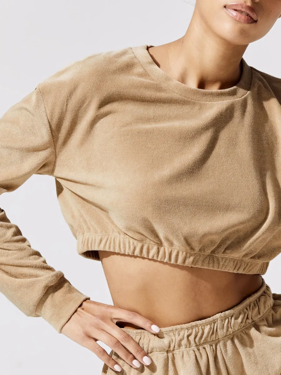 Maxine Sweatshirt - Taupe sold by Carbon38 product image thumbnail 4