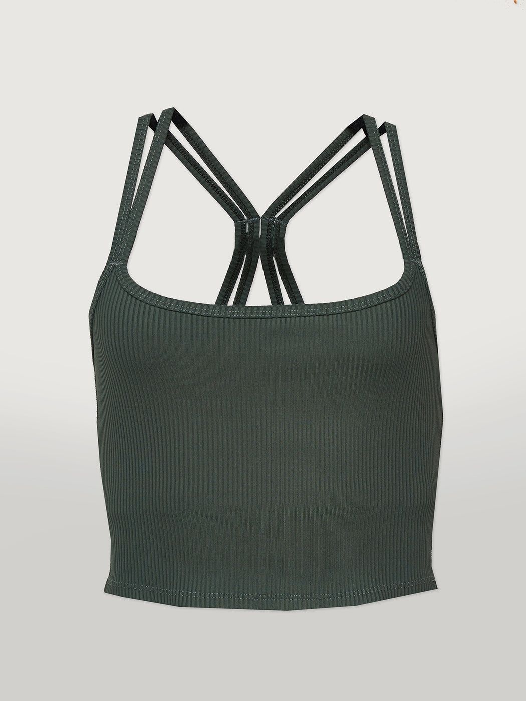 Ribbed Cami Bra - Olive sold by Carbon38 product image thumbnail 5