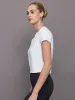 Bowery Boxy Weekend Cotton Tee - White sold by Carbon38