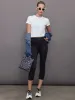 Bowery Boxy Weekend Cotton Tee - White sold by Carbon38