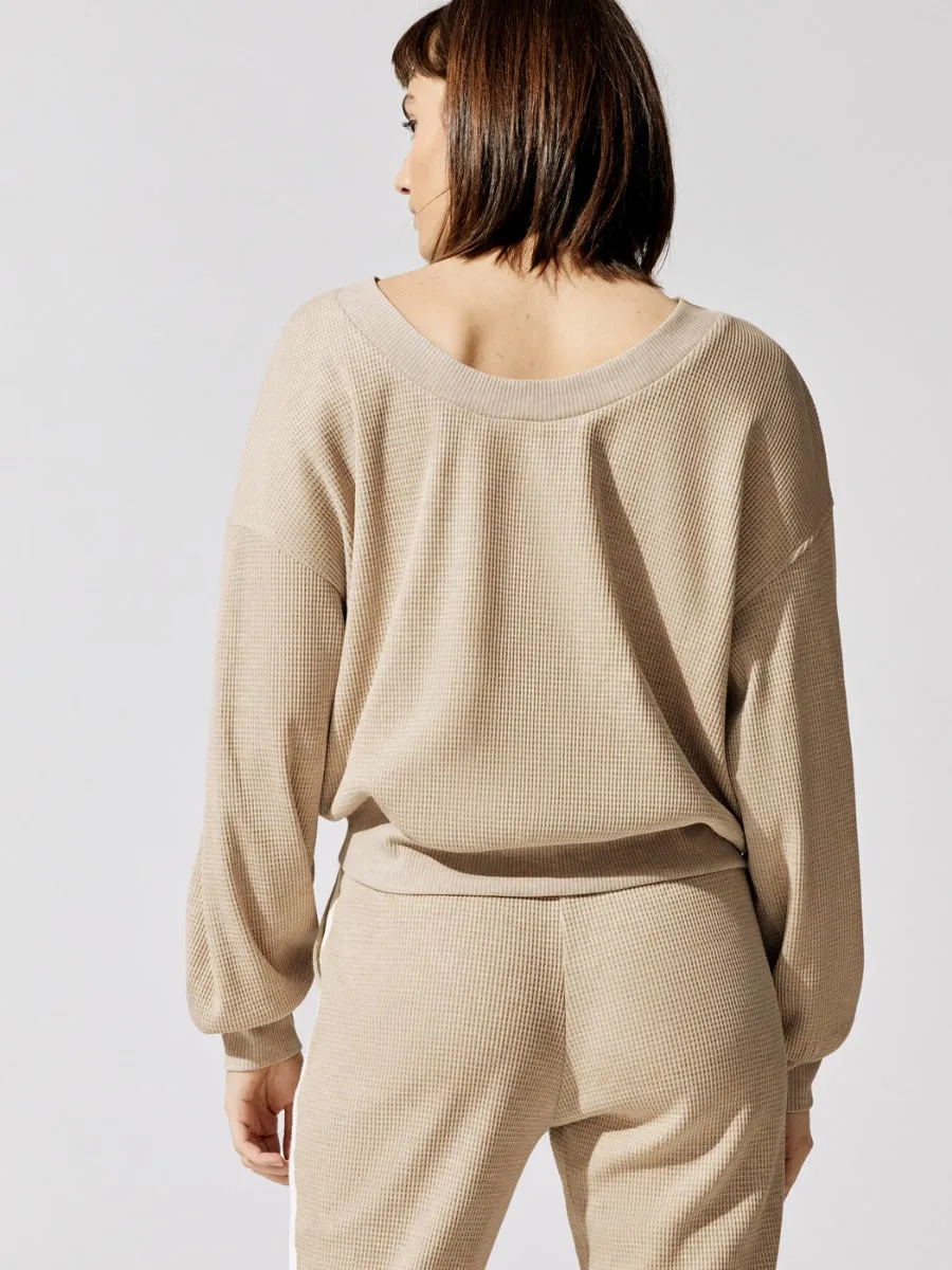 Arvin Sweatshirt - Wheat Marl sold by Carbon38 product image thumbnail 2
