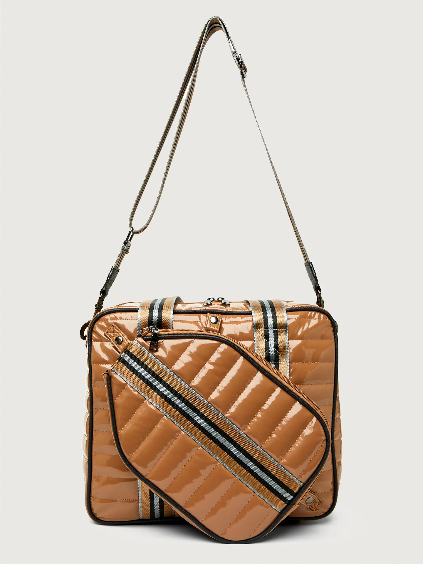 Sporty Spice Pickleball Bag - Dark Nude Patent sold by Carbon38