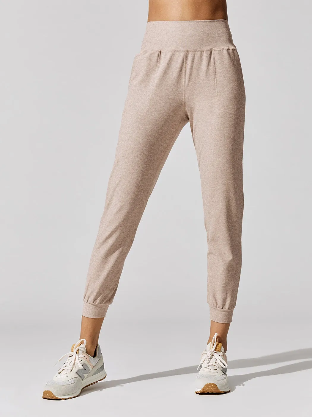 Spacedye Midi Jogger - Chai sold by Carbon38