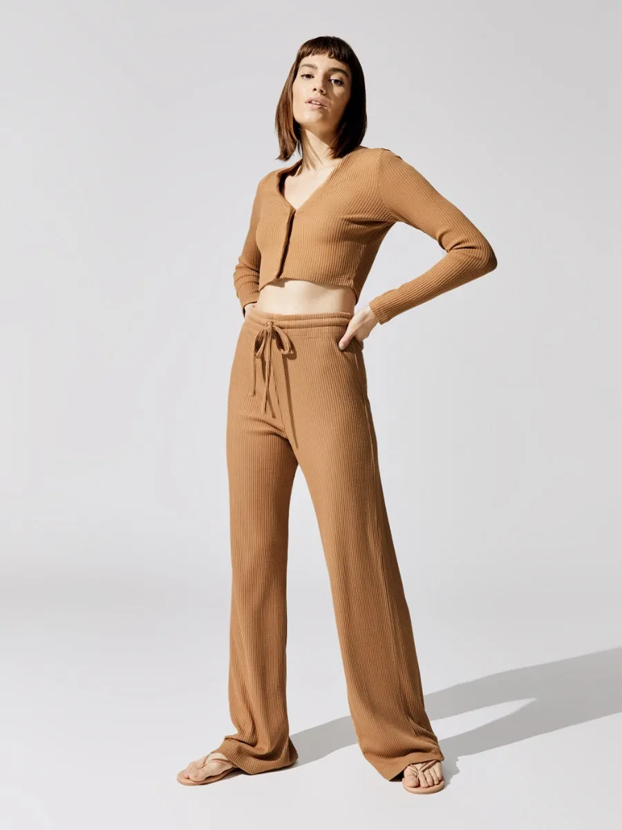 Ali Crop V Cardigan - Dune sold by Carbon38 product image thumbnail 4