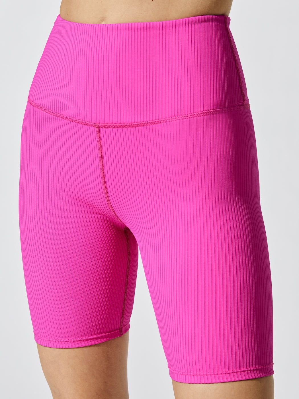 Ribbed Biker Short - Neon Pink sold by Carbon38 product image thumbnail 2