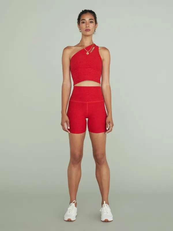 Spacedye Keep Pace Biker Short - Red Hot-Siren sold by Carbon38