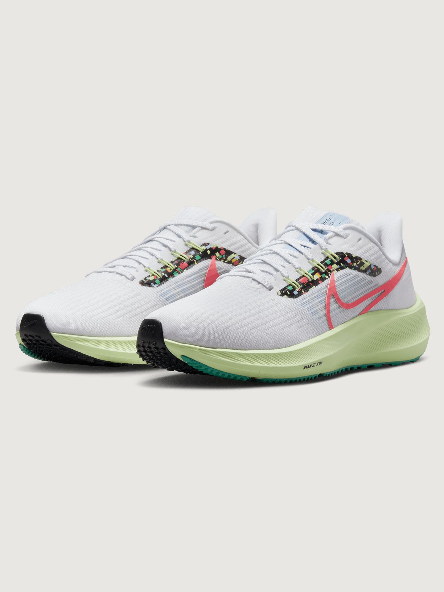 Wmns Nike Air Zoom Pegasus 39 - WHITE/HOT PUNCH-COBALT BLISS sold by Carbon38 product image thumbnail 3