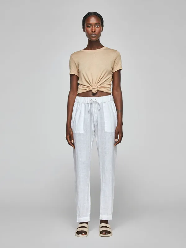 Easy Pant - White sold by Carbon38