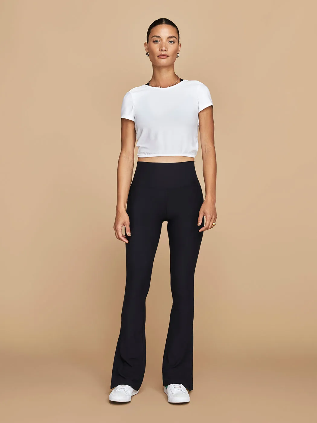 Featherweight Twist Out Cropped Tee - Cloud White sold by Carbon38 product image thumbnail 3