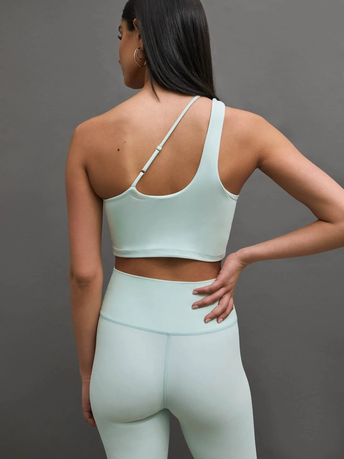 One Shoulder Convertible Bra Top in Melt - Clearly Aqua sold by Carbon38 product image thumbnail 2
