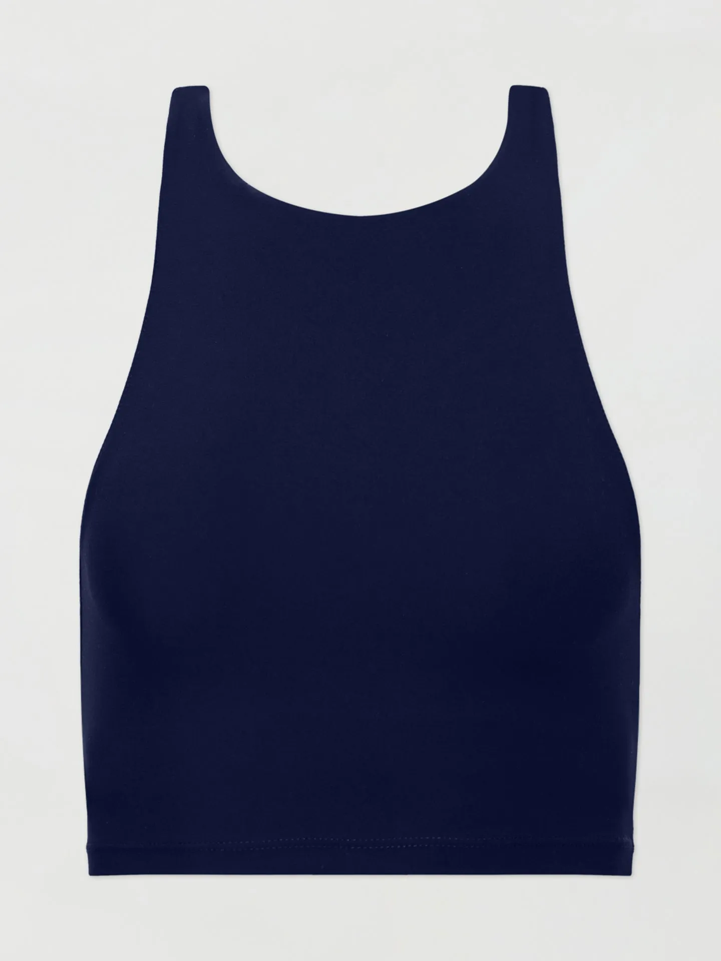 COLORBLOCK HIGH NECK BRA - CORE NAVY/ CAYENNE sold by Carbon38 product image thumbnail 4
