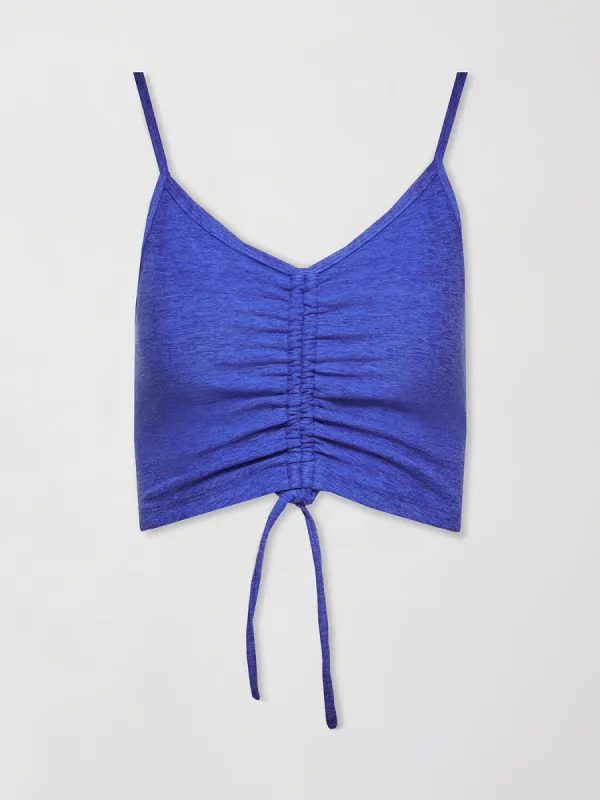 Spacedye Centered Cropped Tank - SAPPHIRE BLUE HEATHER sold by Carbon38