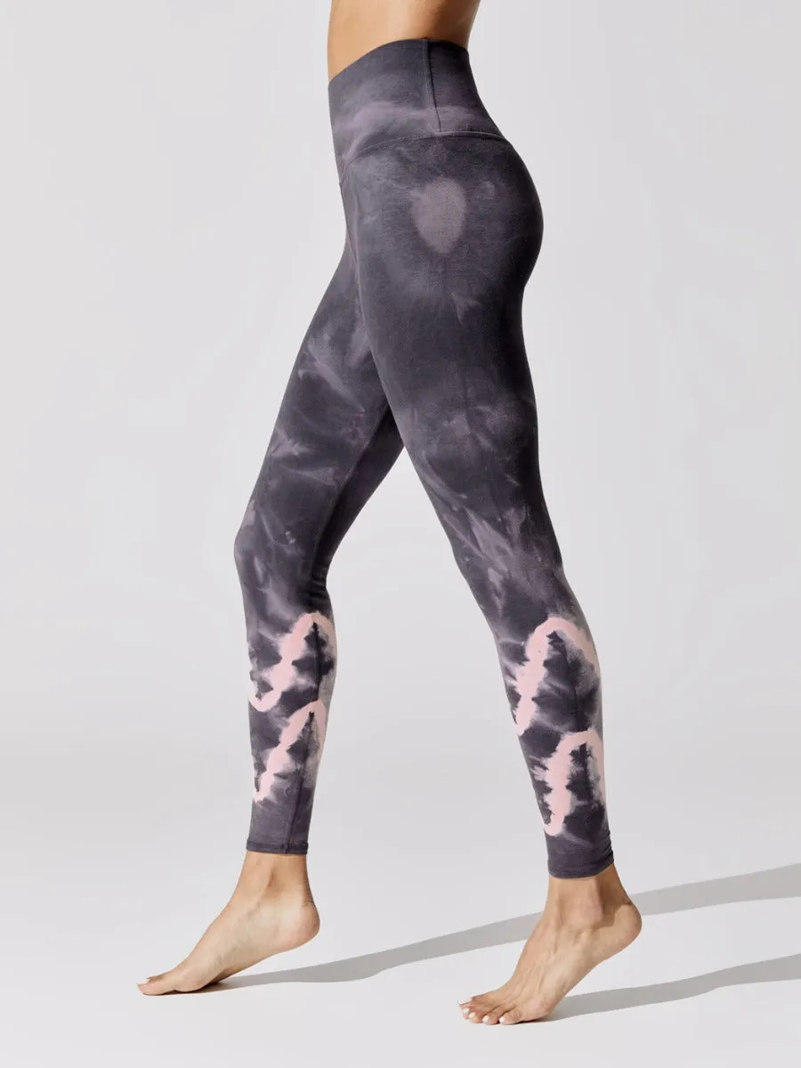Sunset Legging - Chevron - Slate/Rose Gold sold by Carbon38