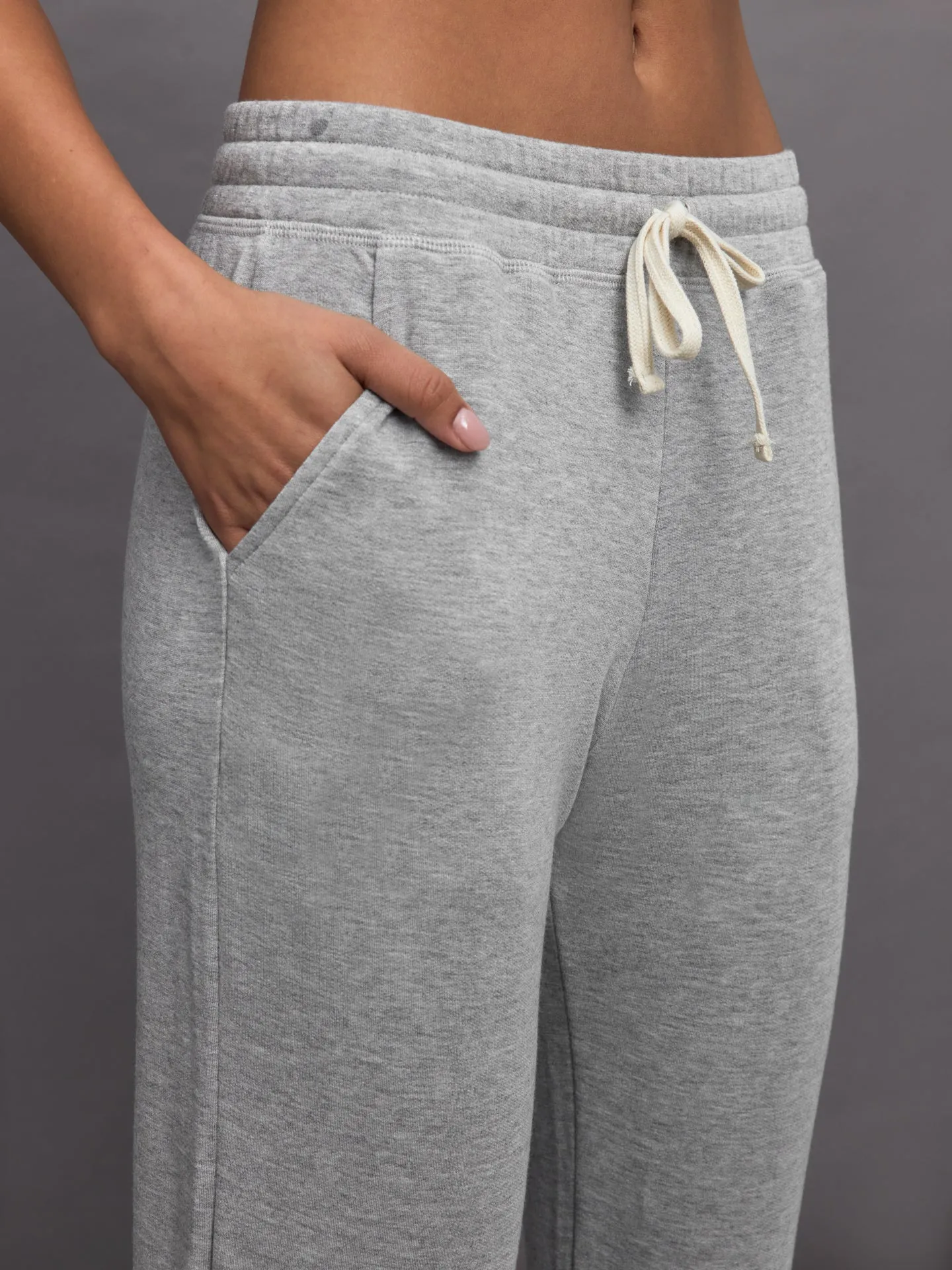 Slim Jogger - Heather Grey sold by Carbon38 product image thumbnail 3
