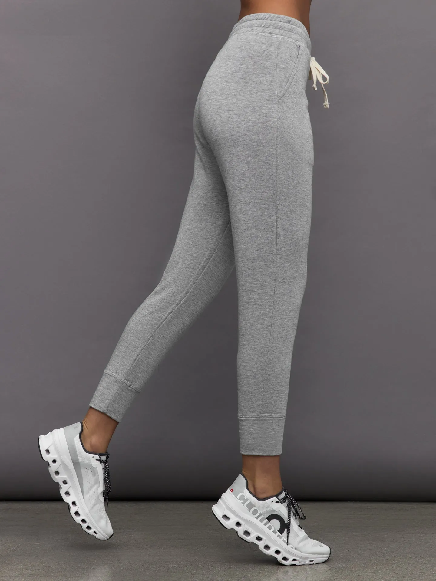 Slim Jogger - Heather Grey sold by Carbon38