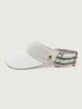 Tennis Visor - White Basketweave sold by Carbon38