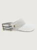 Tennis Visor - White Basketweave sold by Carbon38